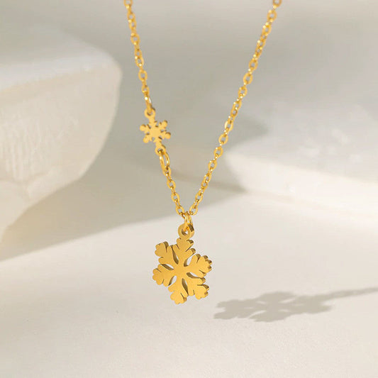 Snow Flake Pendant - Anti-tarnish